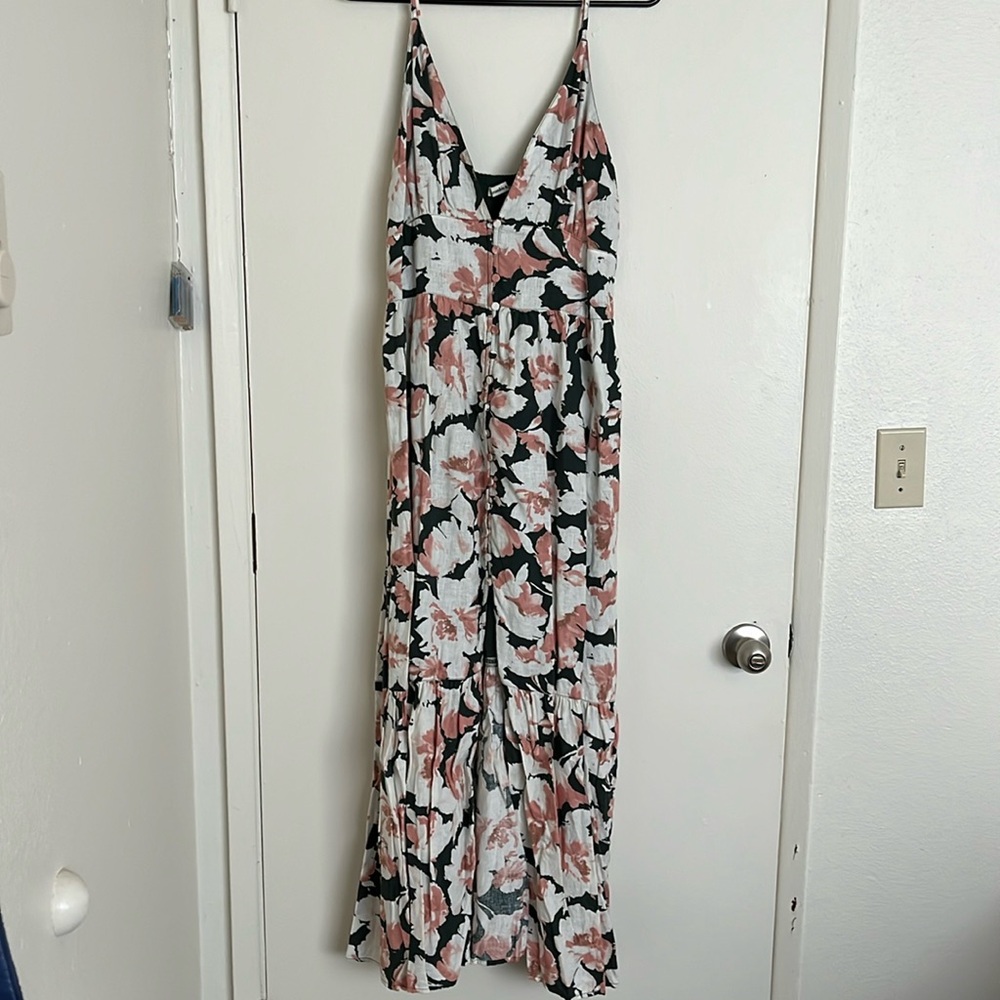 Abercrombie Button Through Maxi Dress